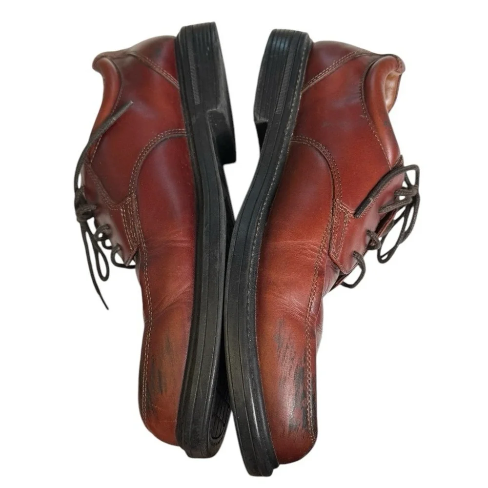 Nunn Bush Men's Brown Leather Dress Casual Oxford‎ Shoes - Size 10 Vintage SU